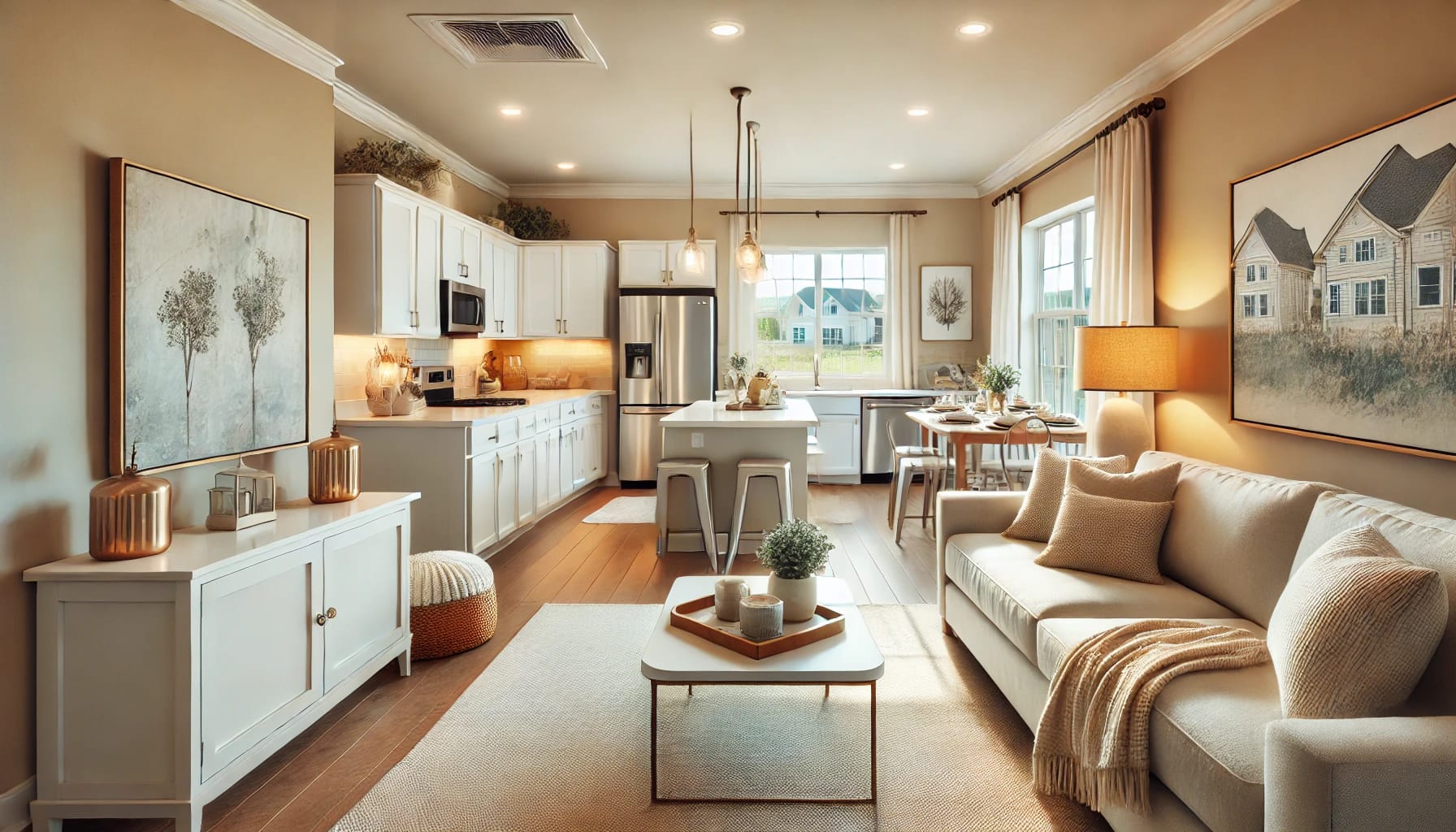 Professionally cleaned Airbnb in Cary NC with fresh linens, spotless kitchen, and hotel-style presentation.