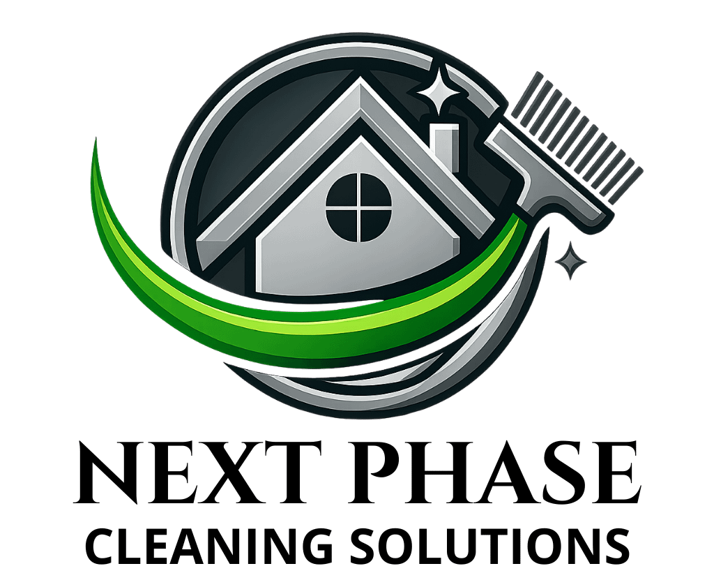 Next Phase Cleaning Solutions logo – Cary, Durham, and Raleigh NC house cleaning company